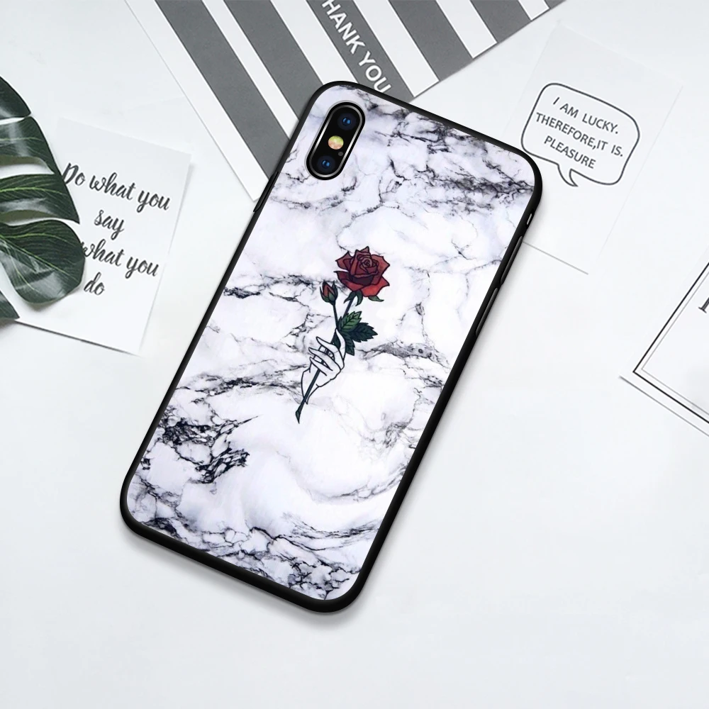For Iphone 12 Case Glass Back Cover Iphone 13 Marble Color Painting Funda For Iphone 6 6s 7 8 Plus X Xs Max Xr 11 12 13 Pro Max cool iphone 12 pro max cases