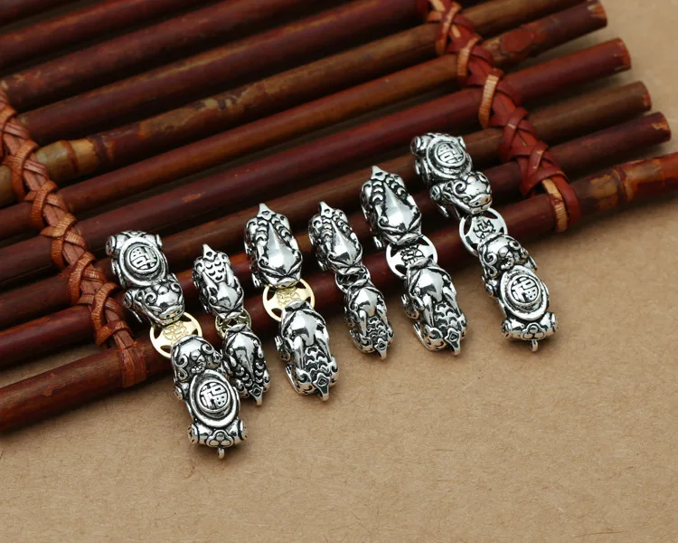 silver-pixiu-bead006s