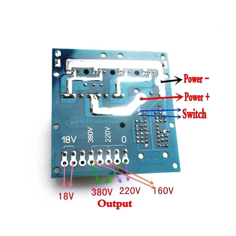 Updated Dc-Ac Converter 12V To 220V 380V 500W Inverter Board Transformer Power Module