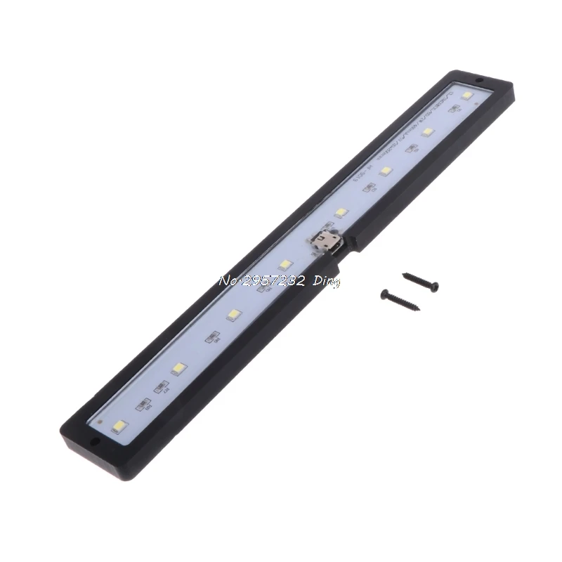 

Fish Tank Lamp LED Natural Lights Thin USB Charging Aquarium Supply Reptile Case UU77