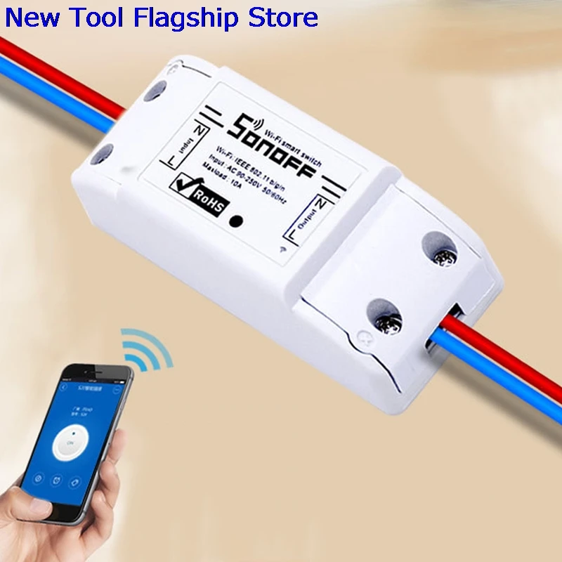 

WiFi Wireless Switch Relay Module Smart Home For Apple Android Smartphones