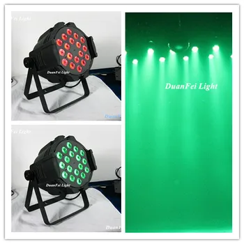 

8pcs/lot 18*10W 4In1 RGBW LED Par Light dmx Indoor led par 64 for wash effect led DJ Disco Light
