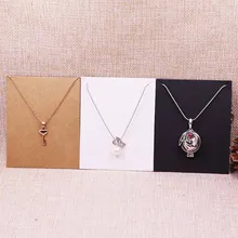 Горячий белый 10X8 см Крафт подвесная карточка ожерелье карта 1 лот = 100 карта+ 100 opp мешок пустой ювелирные изделия карты пользовательская цена логотипа Экстра