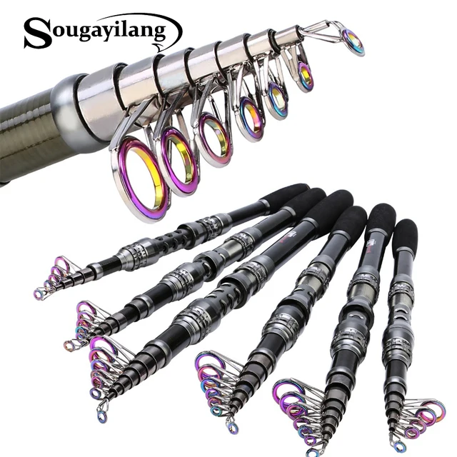 Special Offers Sougayilang 2.1-3.3m Superhard Power Hand Telescopic Fishing Rod Carp Lure Sea Spinning Carbon Fishing Rod Fishing Tackle Pesca