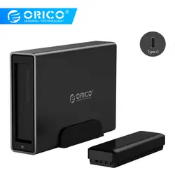 ORICO NS100C3 Алюминий Тип-C жесткий диск Док USB3.1 к SATA3.0 жесткий диск вспомогательное устройство UASP 12 V Мощность MAX 10 ТБ Ёмкость