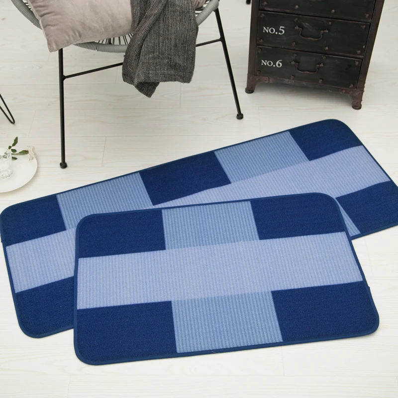 

{suger beans-Living room bedroom}-long mat bath carpet floor mat water absorption and quick drying nylon home material