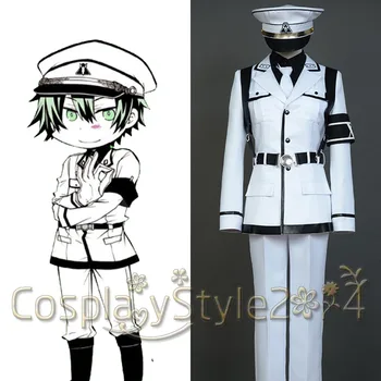 

Anime Aoharu x Kikanjuu Nagamasa Midori Cosplay Costume COS Unisex Military Uniform for Halloween Carnival Women Men Costume