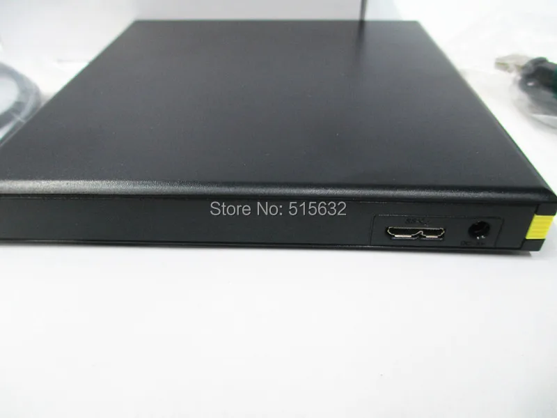 Gabinete de Caixa Novo! Gabinete Super Fino 3.0 Externo Sata 12.7mm Blu-ray Dvd cd Drive Usb - Imagem 3