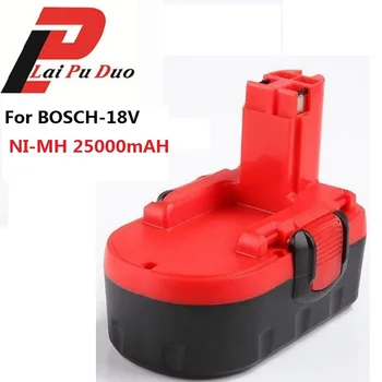 

18V 2.5Ah/2500mAh Ni-MH Rechargeable Power Tools Battery for Bosch Power Tool Battery Packs 2 607 335 688, 2 607 335 696 Drill