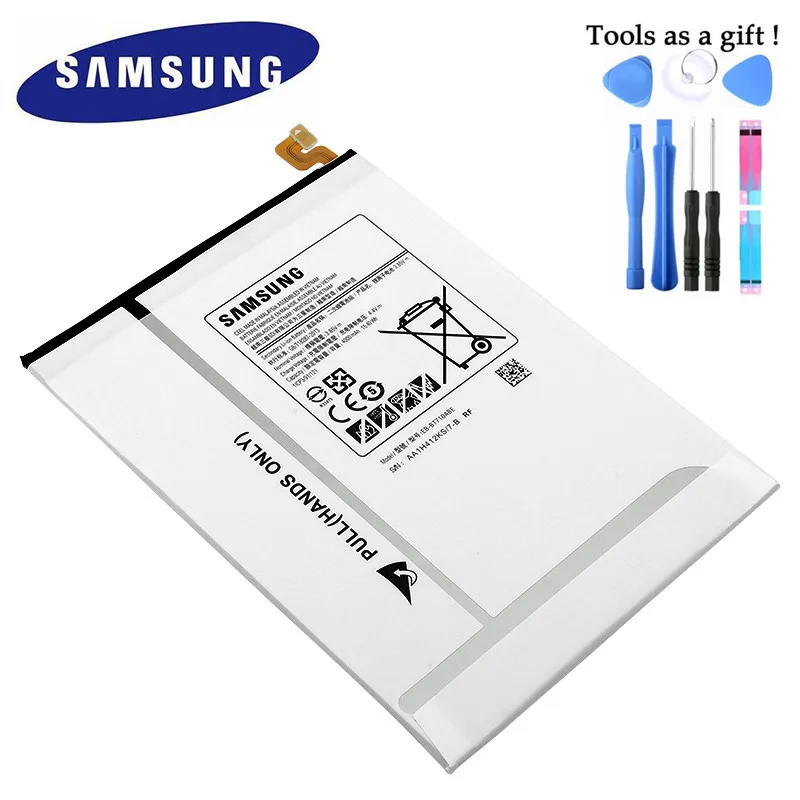 Сменный аккумулятор Samsung для Galaxy Tab S2 8 0 T710 T715 T715C SM T713N T719C 4000 мАч|Аккумуляторы