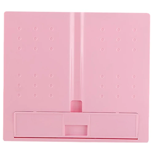 

JIELISI 754 square folding type reading computer typewriter document file rack pink