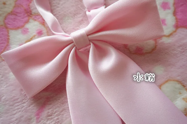 Милый женский однотонный Британский Японский Школьный костюм для девочек JK, длинный галстук-бабочка, студенческий галстук, косплей, Лолита, 10 цветов