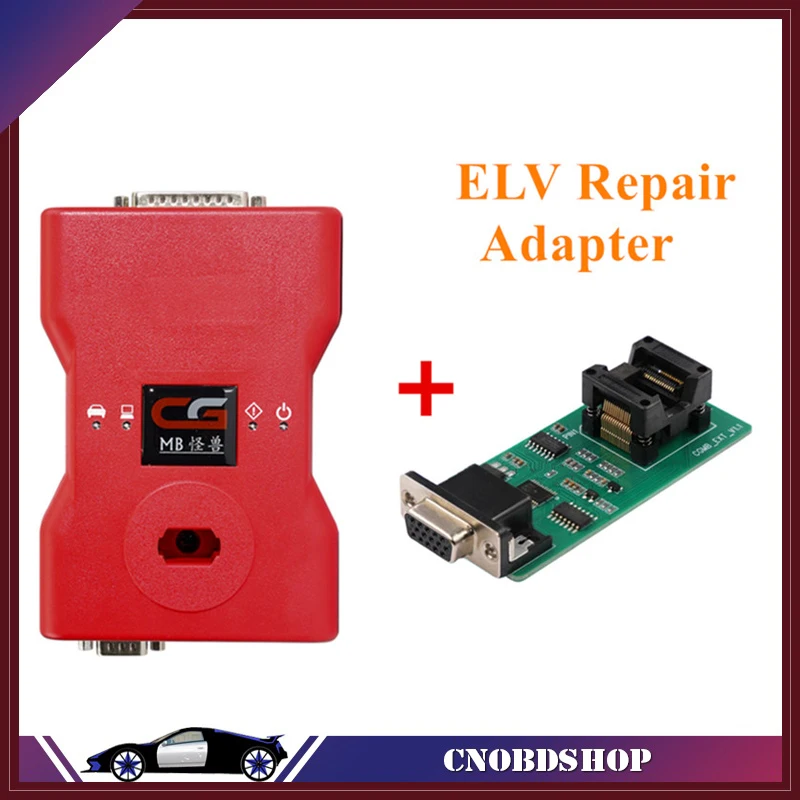 

CGDI Prog MB for Benz Car Key Add Fastest Key Programmer Support All Key Lost Plus ELV Repair Adapter
