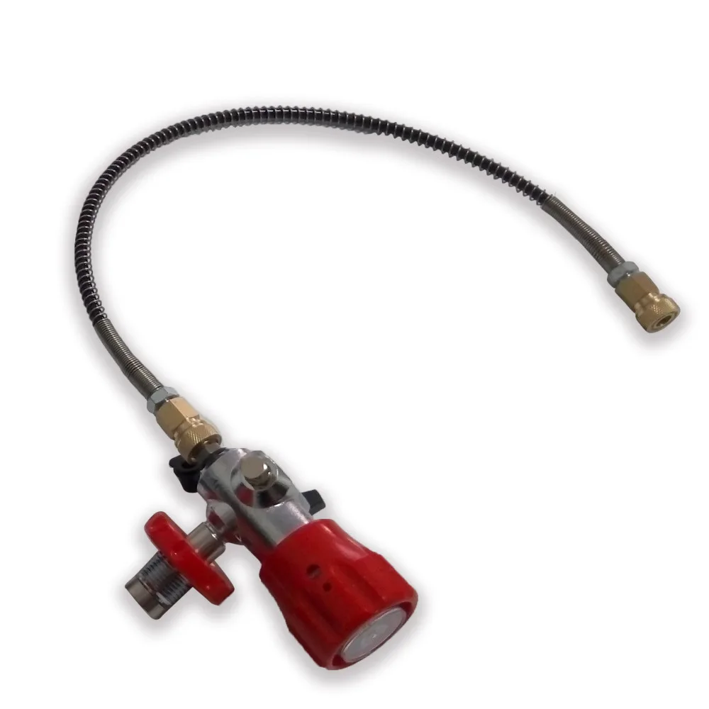 AC901  Competitive Price HP Air Tank Paintball SCUBA Filling Station Refill Adapter Valve Connector Acecare