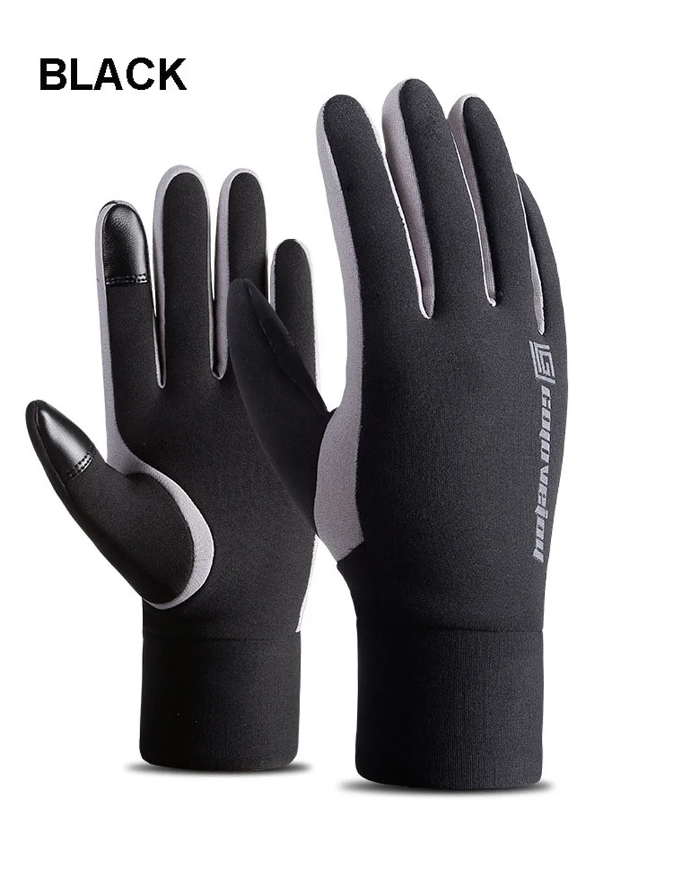 GOBYGO Спорт Полный Палец Велоспорт походные лыжные перчатки для мужчин женские непромокаемые ветрозащитные перчатки зимние теплые перчатки с сенсорным экраном