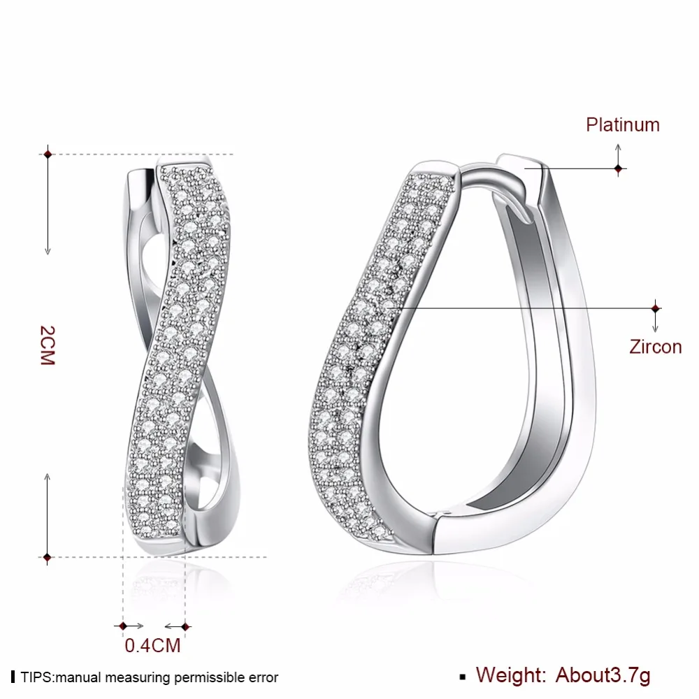 Серьги кольца женские изогнутые серебряного цвета с цирконом|hoop earrings|earrings