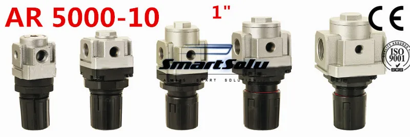 

Free Shipping AR5000-10 G1 Pneumatic Mini Air Pressure Regulator 1 Inch BSP, Type Air Treatment Units ,1" Port Size