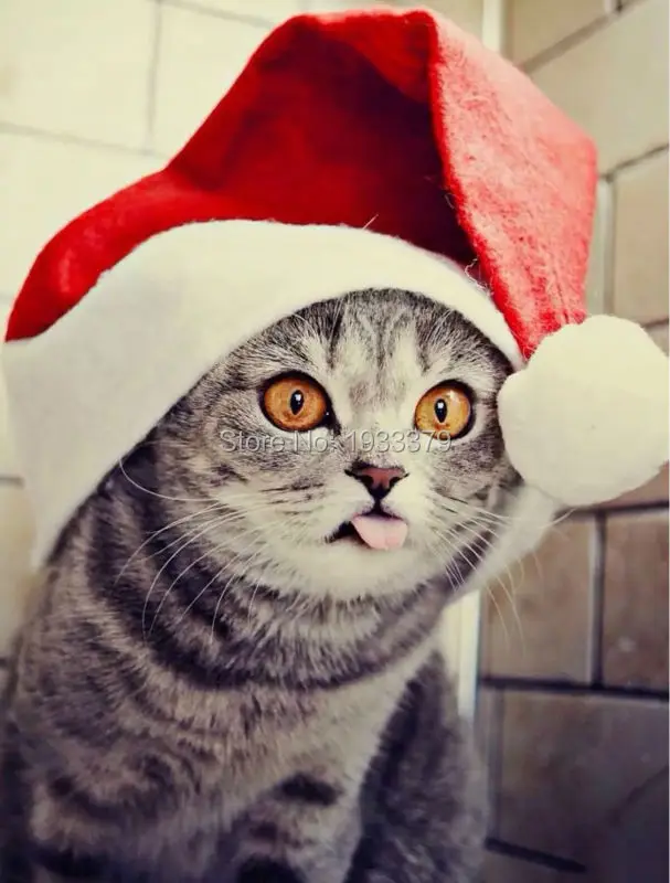 Merry Christmas полностью полимерная мозаичная лента, наклеенная сделай сам, алмазная живопись, 3D Набор для вышивки крестиком, животный узор, ремесла