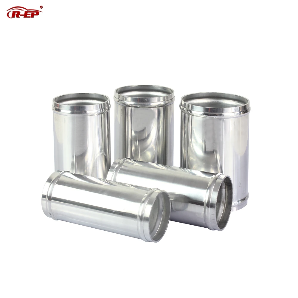 

R-EP Air Intake Aluminum Tube 51/57/63/70/76mm for Connecting Cold Air Intake Hose DIY Tube for Engine Air Flow Tuning