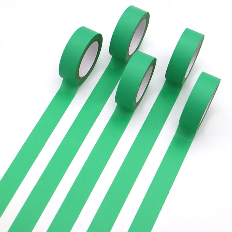 

1 PCS Refreshing Kawaii Candy Mint Green Color Washi Tape Pattern Masking Tape Decorative Scrapbooking DIY Office Adhesive Tape