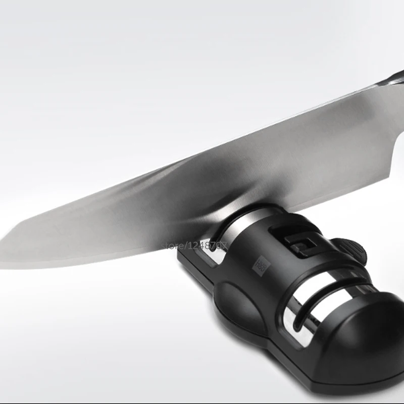 Xiaomi Mijia Huohou, точилка для ножей, 2 ступени, кухонная заточка, точильный камень, точильный камень, точилка, инструмент для кухонного ножа