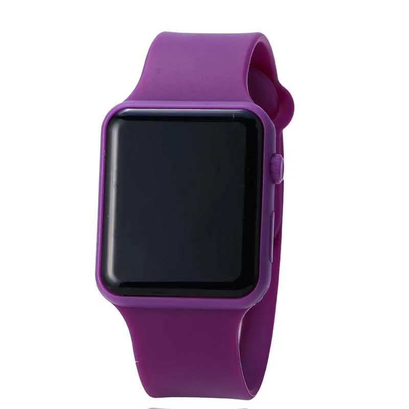 

Korea Style LED Electronic Watch Student Wristwatch Couple Fashion Silicone Digital Sport Watches For Men Ladies Kids Best Gifts