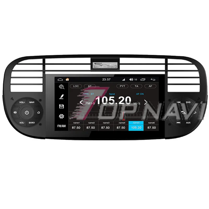 Sale Topnavi 6.2" S200 Octa Core Android 8.0 Car DVD Multimedia Player Radio for Fiat F500 Stereo Radio GPS Navigation 2 Din Video 5