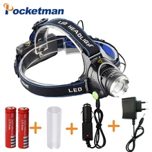 Светодиодный задний фонарь/T6 светодиодный увеличитель пары 18650 Фары Фара 2000lm XML-T6 лампа с функцией приближения фара светодиодный фонарик