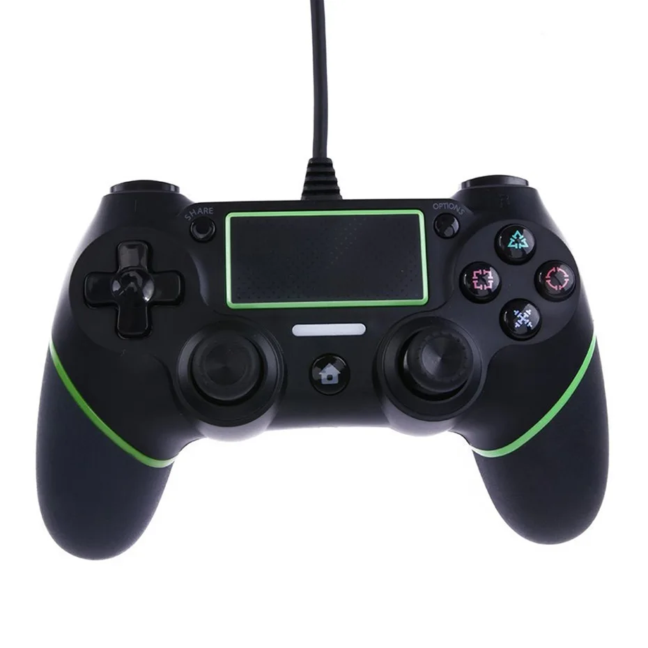 

USB Wired Controllers Gamepads for PS4 Game Controller Vibration Wired Joystick for PlayStation 4 Console PC Gamers Not Wireless