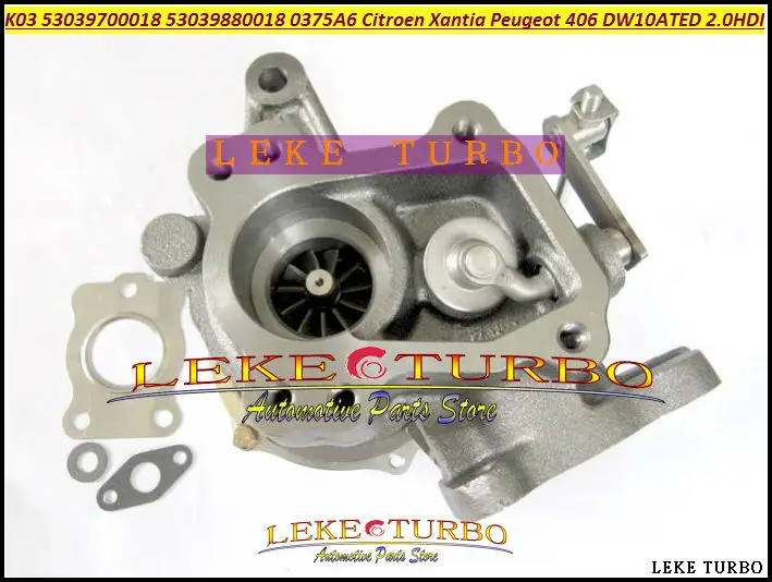 K03 53039700018 53039880018 0375A6 0375E4 9632427880 3750000 18 Turbo For Citroen Xantia;For Peugeot 406 1998 DW10ATED 2.0L HDI (6)