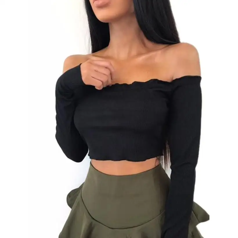 Womens Off hombro moda blusas nueva playa floja señora Shirt envío gratis dulce Ropa Mujer Tops Venta caliente estilo Sexy 40 p Womens Off hombro moda blusas nueva playa floja señora Shirt envío gratis dulce Ropa Mujer Tops Venta caliente estilo Sexy 40 p