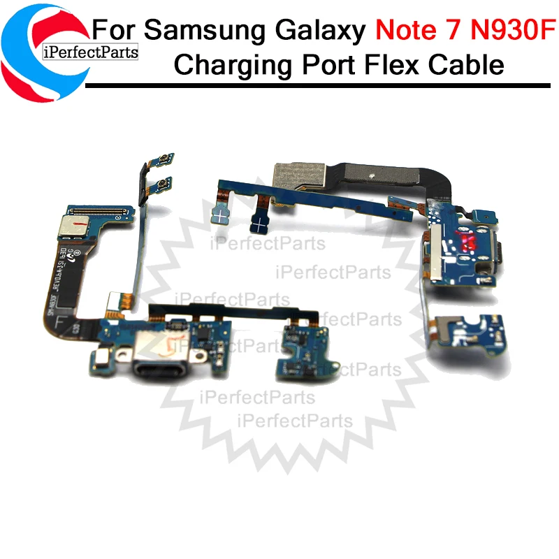 Для Samsung Galaxy Note Fan Edition usb-разъем для зарядки док-станции гибкий кабель FE lcd note 7 N930 USB