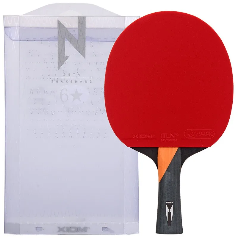 New Xiom Professional Table Tennis Racket Blade Rubber Pimples In High Quality 6/7/8/9 Stars Ping Pong Rackets