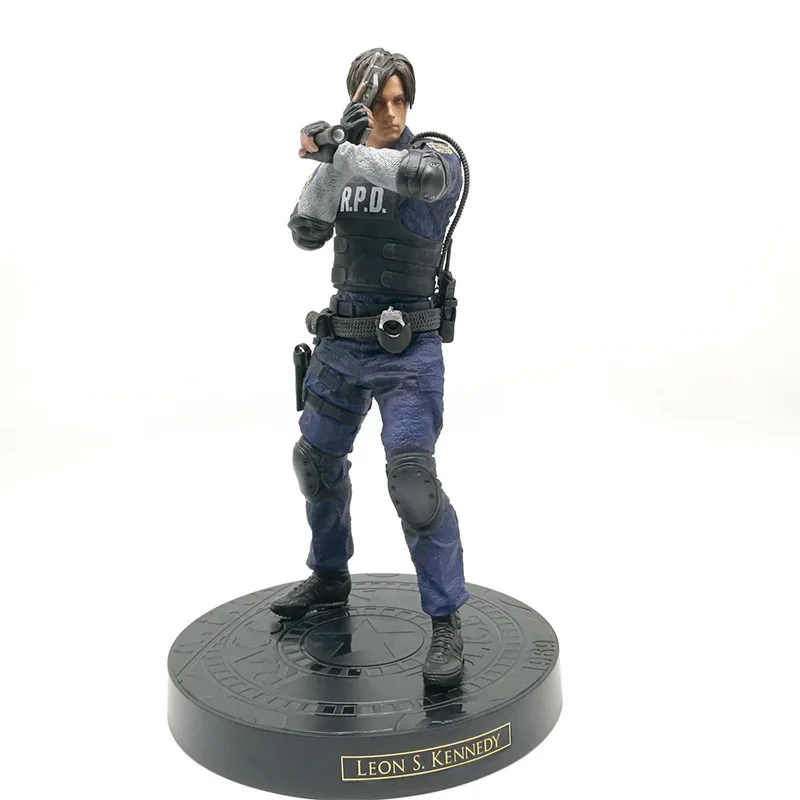 

Limited Edition Residentevilfigure Remake Game Leon Scott Kennedy Model Figure Collectible Toys Biohazardre2 Action Figure Gifts