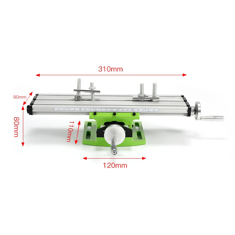 

Mini Cross Worktable Compound Drilling Milling Machine for Bench Drill Adjustment QJS Shop