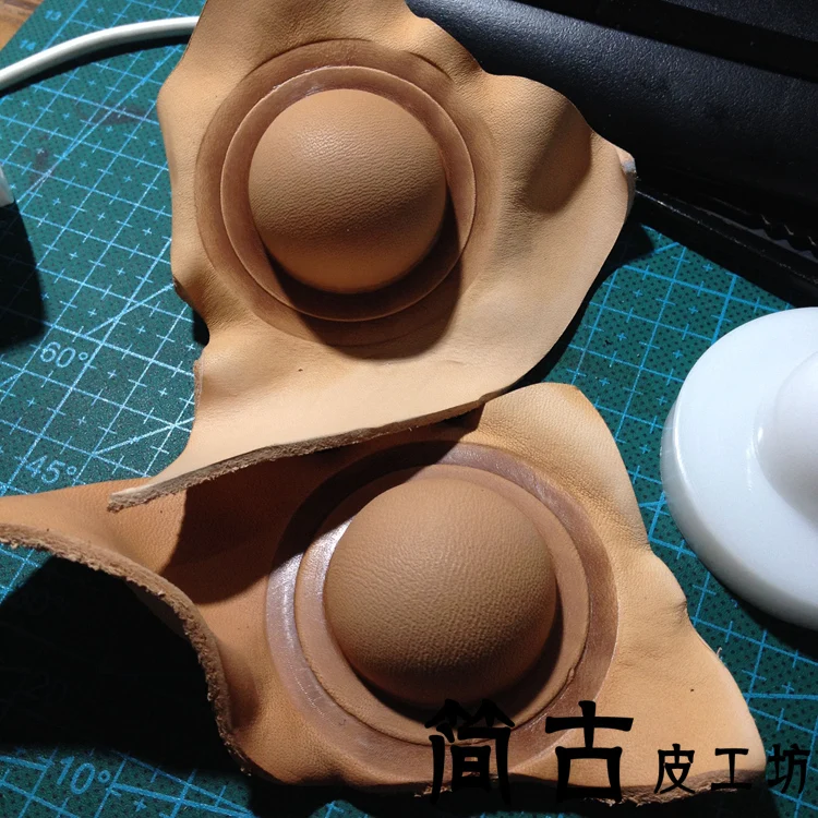 Профессиональные DIY кожаные инструменты формы для колоколов ручной работы кожа формирующий инструмент 40 мм Спецификация кожа формы для колоколов