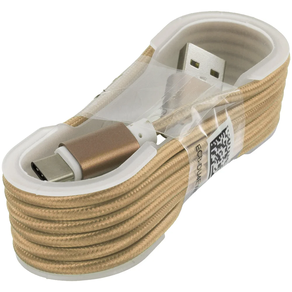 Кабель type c для быстрой зарядки samsung huawei xiaomi кабель быстрой зарядки типа C нейлоновый плетеный провод для устройств usb type-C 1,5 м