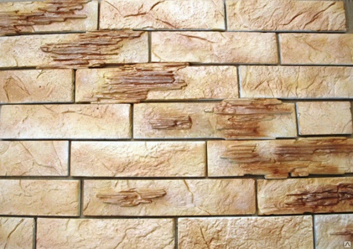 

Polyurethane Molds for Concrete Plaster Wall Stone Cement Tiles "Brick Classic with inserts" Decorative wall molds