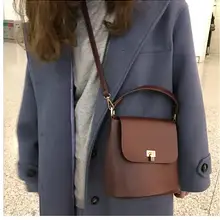 Простая Классическая Женская обувь в европейском и американском стиле; сумка в форме ведра, маленькая высокого качества искусственная кожа женские сумки через плечо женская сумочка в простом стиле r-5895QW