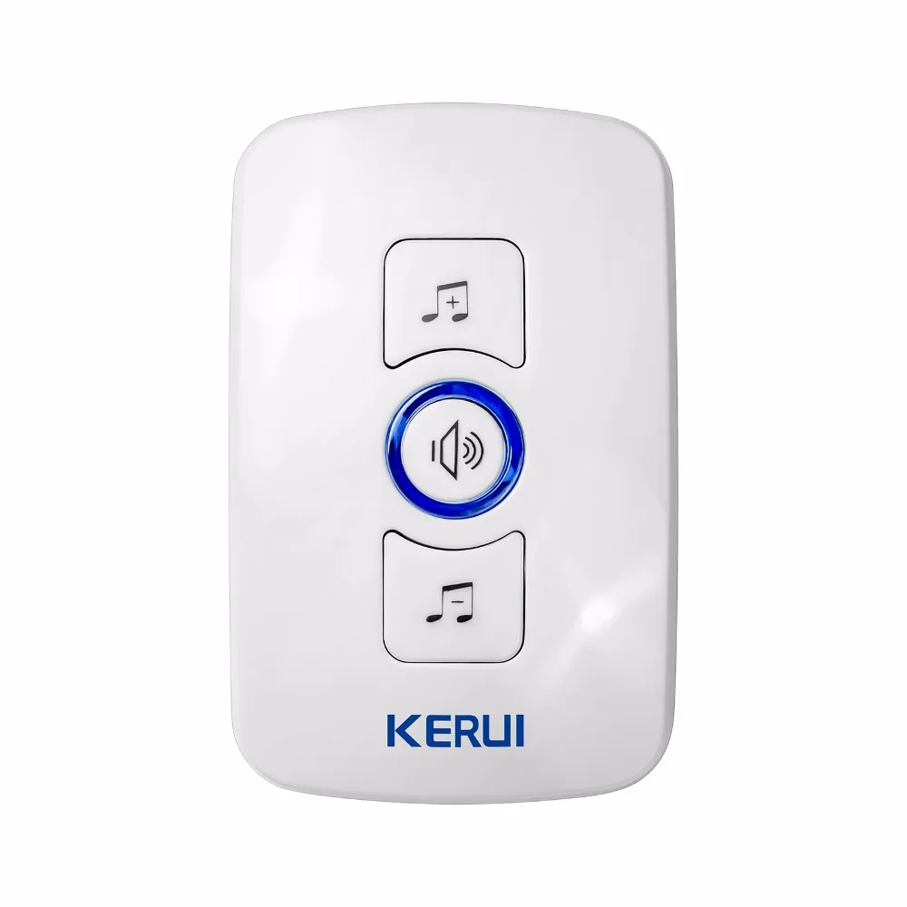 KERUI M656 Doorbell Cordless Bell Smart Wireless Receiver Call 433MHz Doorbell No Battery Home Gate Chime Alarm Security System