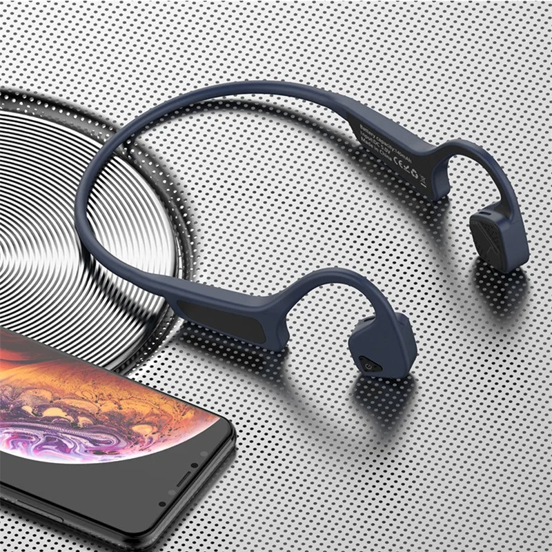 

G18 bone conduction Bluetooth headset sports wireless headset Bluetooth 5.0 black technology Bluetooth headset headset