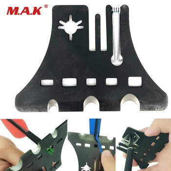 

New Multifunctional Arrow Repair Tool Fletch Removing Gear Cleaner Bow Nock Adjusting Device for Archery Hunting Shooting