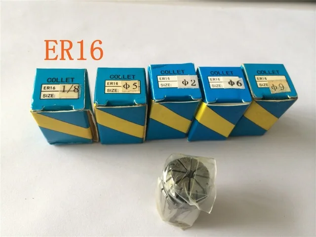 

1PCS ER16 1/4" 6.35mmprecision spring collet chuck for CNC milling lathe tool and spindle motor