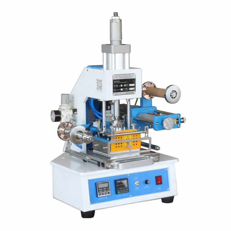 

110V Automatic Stamping Machine,Leather LOGO Creasing Machine,Pressure Words Machine,LOGO Stampler,Name Card Stamping Machine