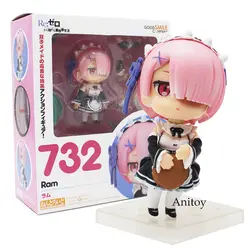 Re жизнь в другом мире от нуля ОЗУ 732 Nendoroid Doll ПВХ фигурку Коллекционная модель игрушки 9,5 см