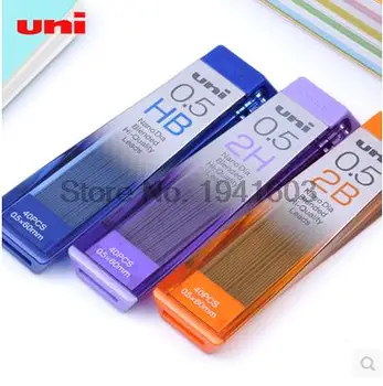 

5 tubes/lot (40pcs/tube) Uni 202ND 0.5mm Mechanical pencil refills Drawing special leads 4B 3B 2B B HB H 2H 3H 4H