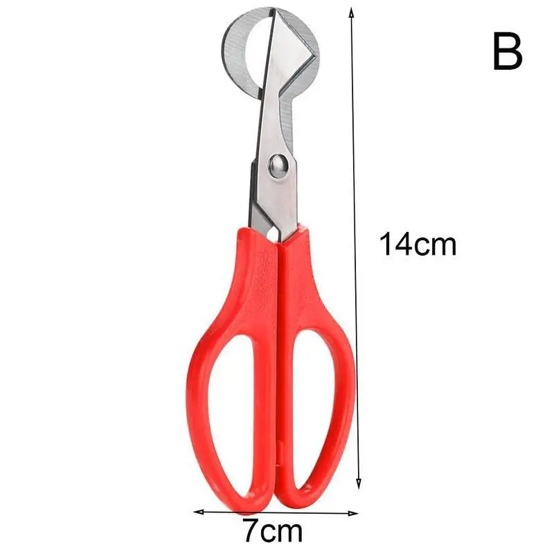 Креативные ножницы голубь перепелиные ножницы для открывания яиц крекер открывалка сигары из нержавеющей стали Инструмент Практичный безопасный яичный скорлуп - Цвет: Red