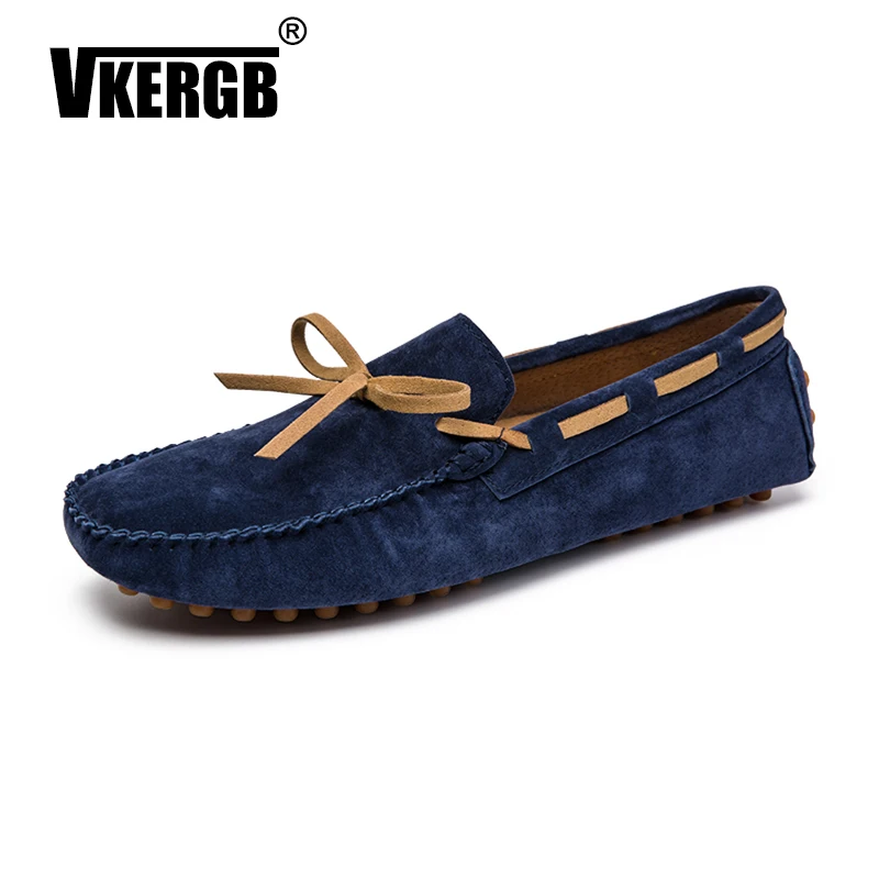 

Men Leather Big Size Fashion Casual Shoes Loafers Moccasins Slip On Flats Loafers Male Moccasins Boat Men'S Handmade swede shoes