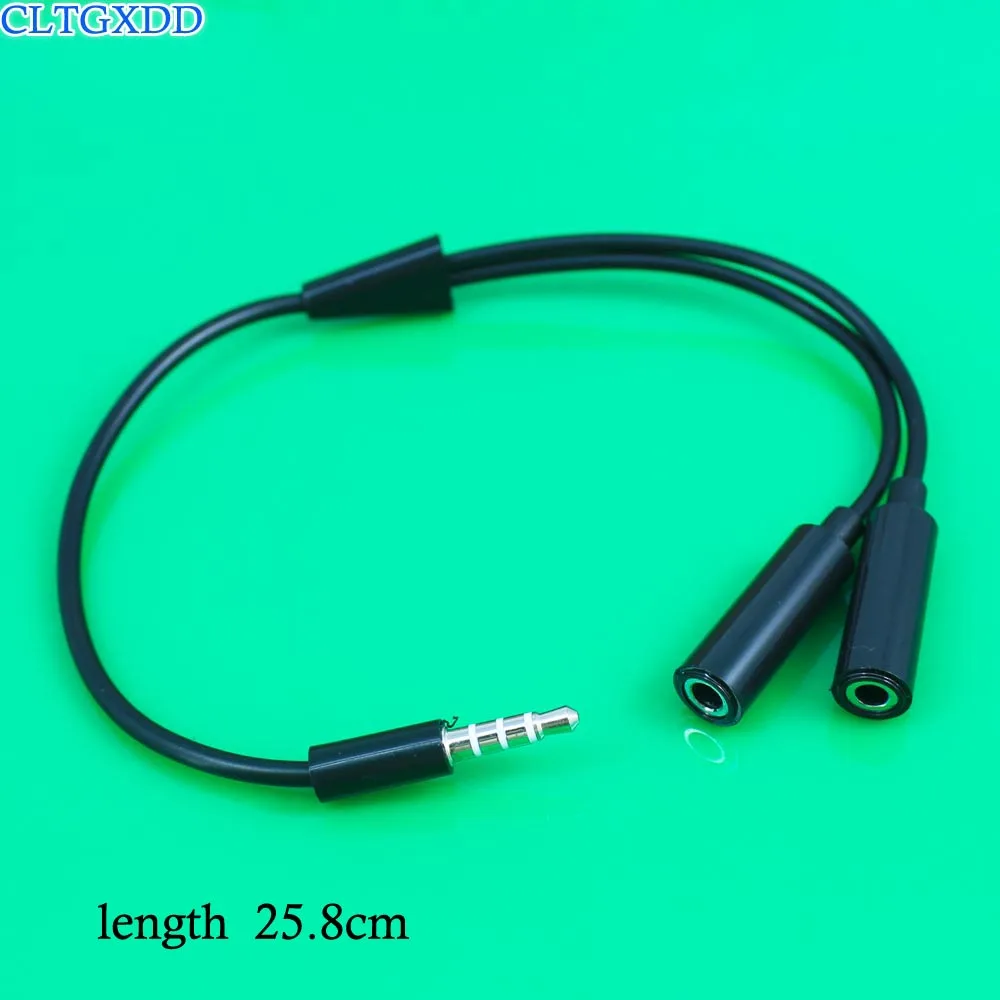 Горячая Распродажа 3,5 мм наушники гарнитура для наушников MP3 MP4 аудио стерео штекер Y сплиттер кабель адаптер разъем 1 штекер 2 двойной женский