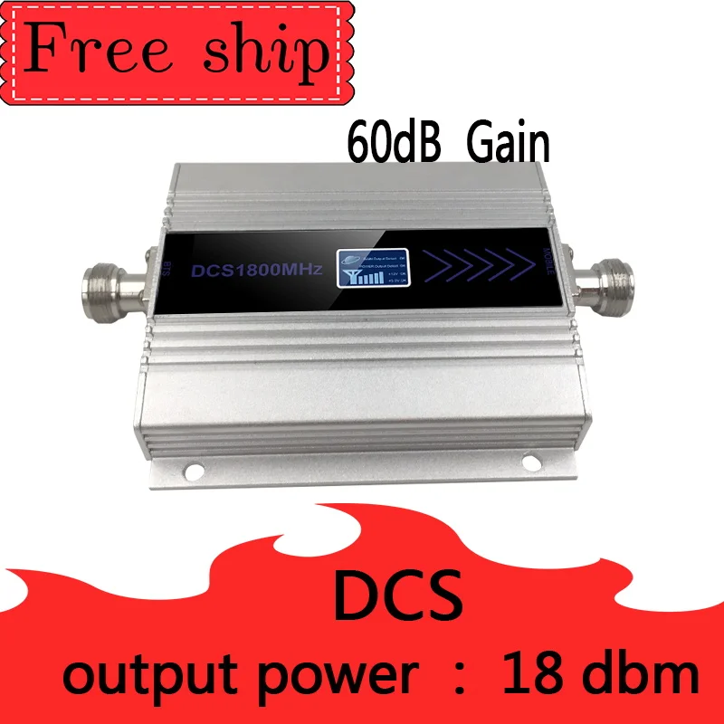 Cena Gorąca sprzedaż 4G LTE DCS 1800mhz komórkowy Repeater GSM 1800 60dB zysk Moblie wzmacniacz sygnału GSM GSM 2G 4G amplificador zespół 3